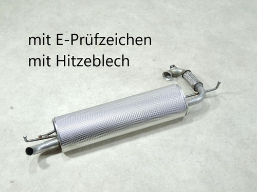 Auspuff mit hitzeblech neu - auspuff,