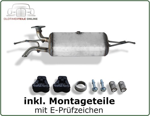 Endschalldämpfer für smart - für,