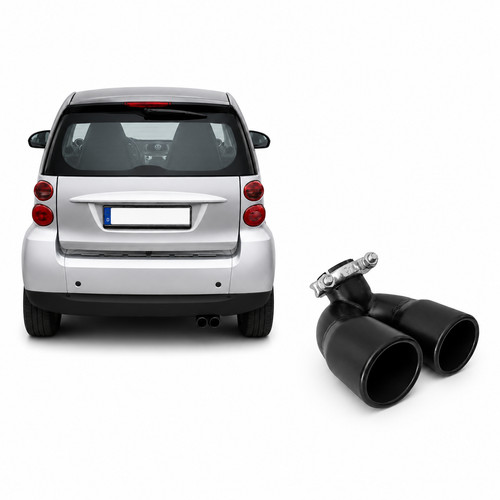 Auspuffblende schwarz für - ,