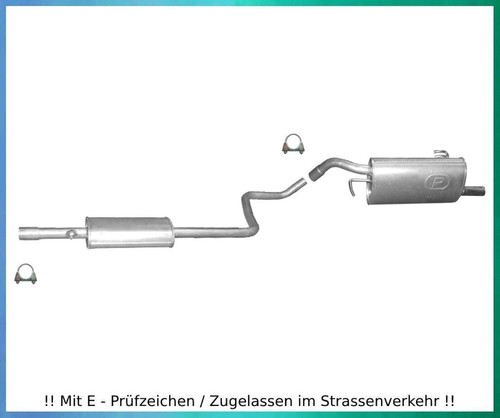Auspuffanlage smart forfour - auspuffanlage,