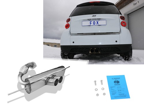 Fox mittig sportauspuff smart - fox,