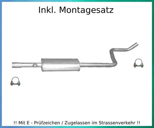 Mittelschalldämpfer smart - mittelschalldämpfer,